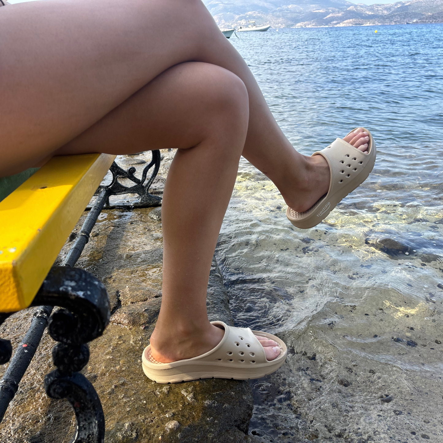 Treddie Recovery Slides - Tan