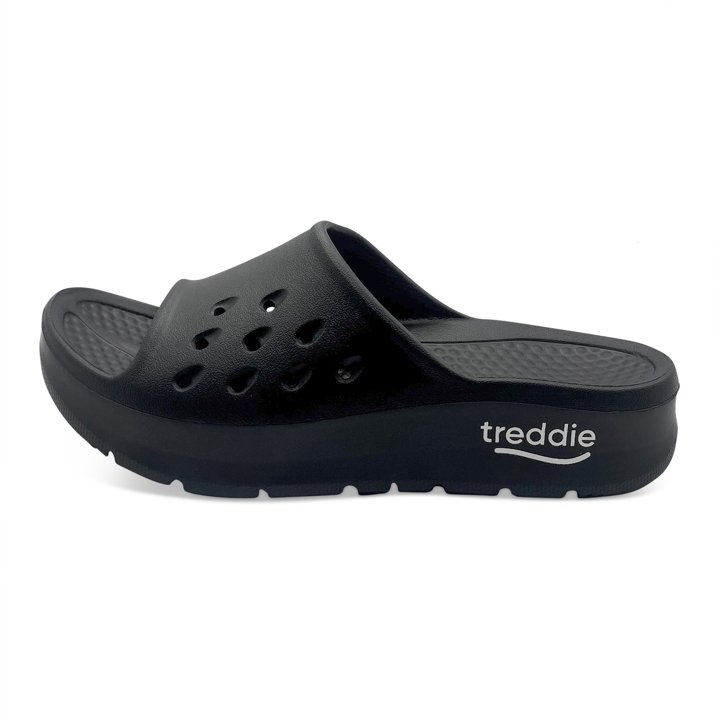 Treddie Recovery Slides - Black