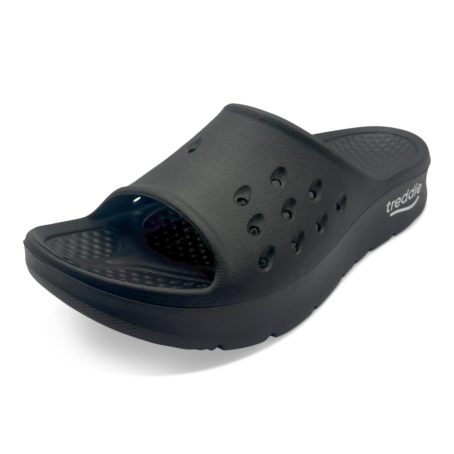 Treddie Recovery Slides - Black